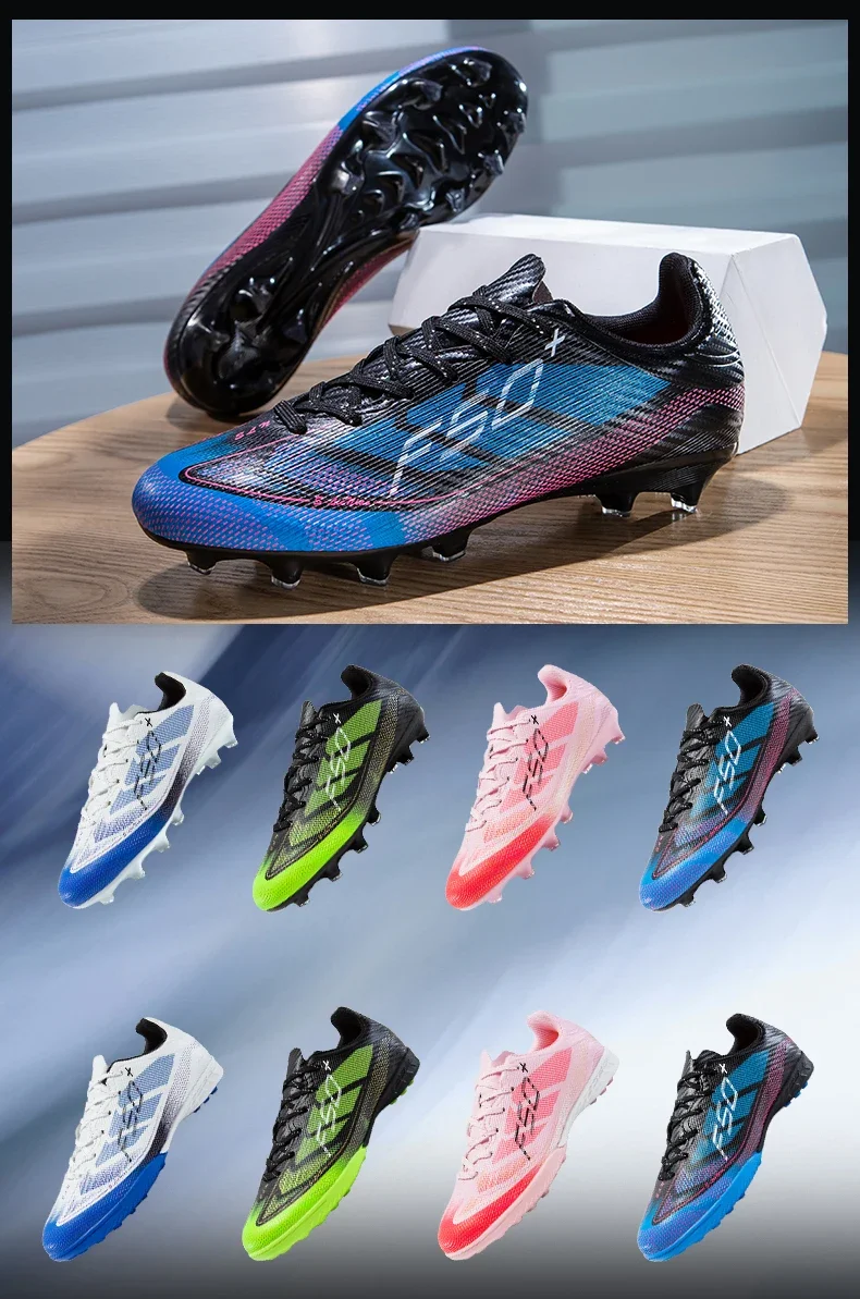 New Men Football Boots Grass Outdoor Sport Training Shoes Match Non-Slip Soccer Shoes Professional Ultralight Sneakers Unisex