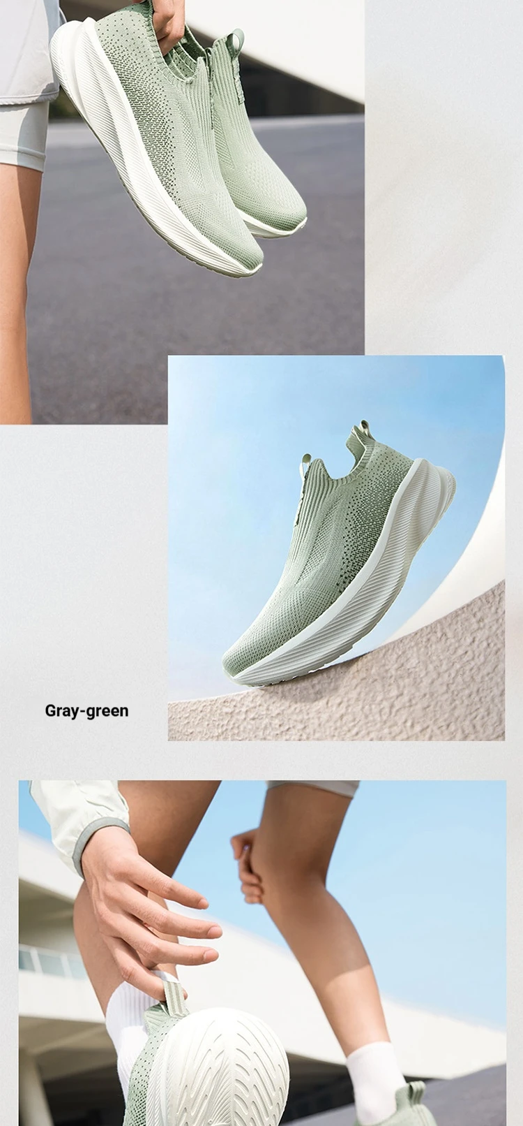 361 Degrees Fengye 5.0 Slip-On Daily Running Shoes Durable Stable Lightweight Elastic Rebound Breathable Male Sneakers 672632242