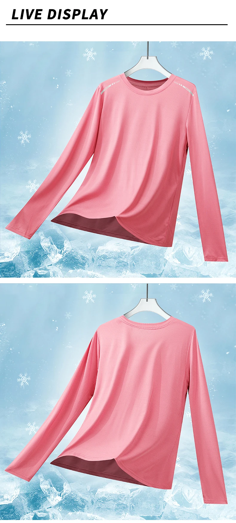 Sun Protection T-shirts Summer UPF 50+ Women Long Sleeve Autumn Women Fitness Running Quick Dry Sports Long Sleeves