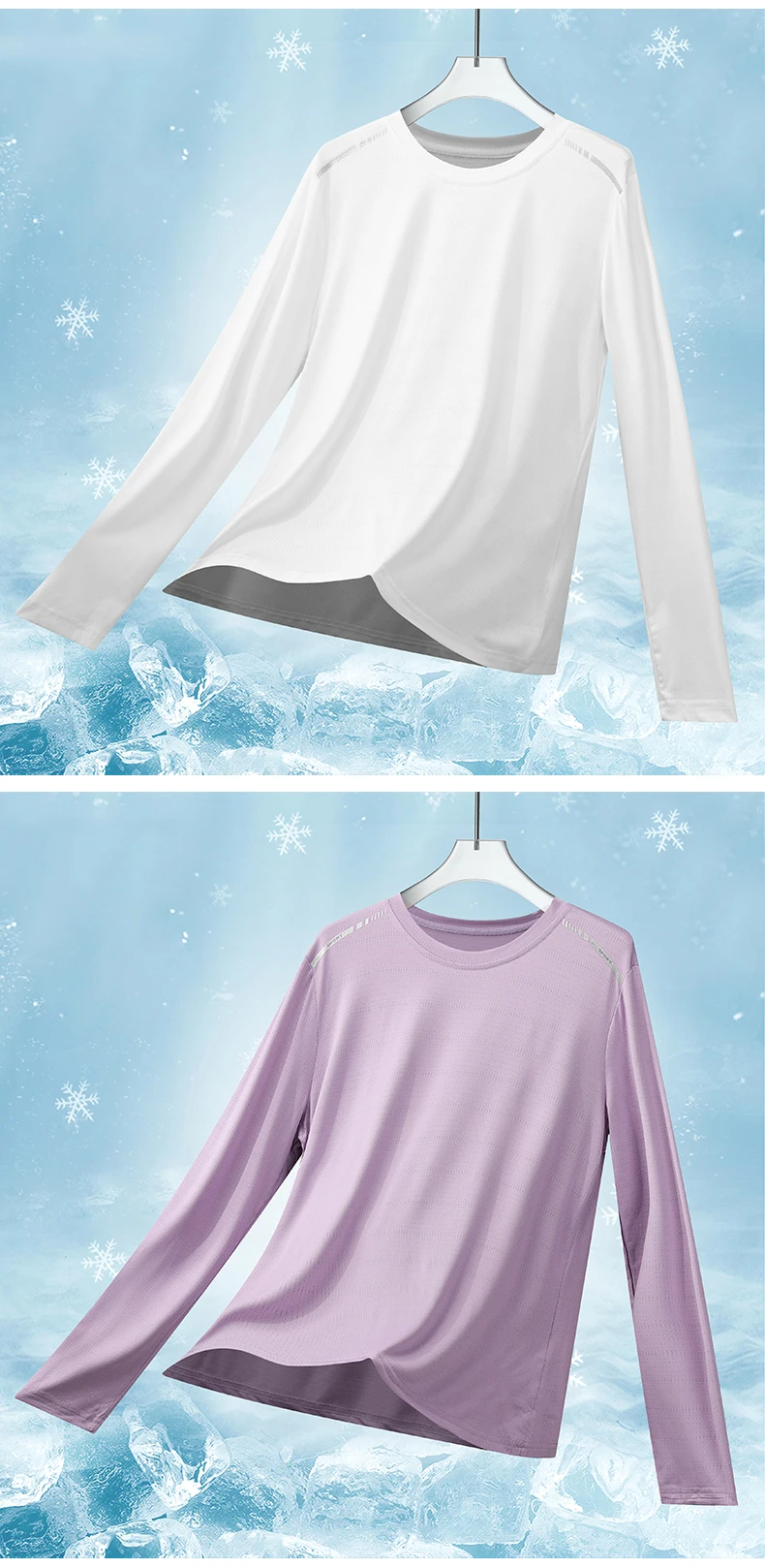 Sun Protection T-shirts Summer UPF 50+ Women Long Sleeve Autumn Women Fitness Running Quick Dry Sports Long Sleeves