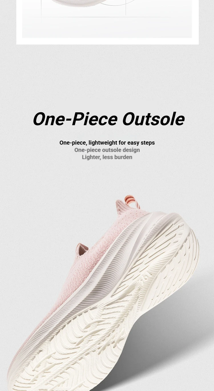 361 Degrees Fengye 5.0 Slip-On Women Wear-resistant Comfortable Shock Absorb Lightweight Stable Breathable Sneakers 682632242