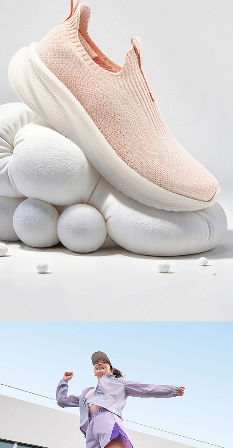 361 Degrees Fengye 5.0 Slip-On Women Wear-resistant Comfortable Shock Absorb Lightweight Stable Breathable Sneakers 682632242