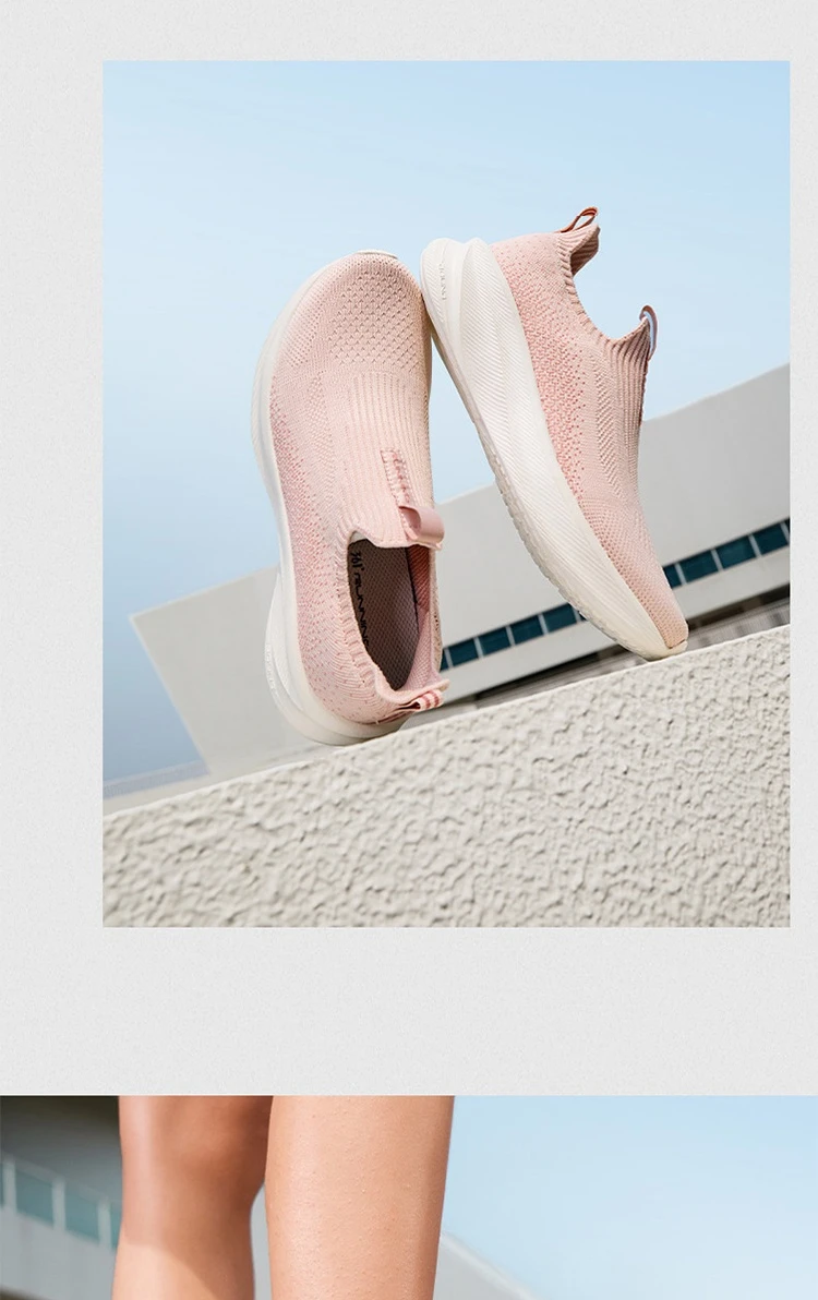 361 Degrees Fengye 5.0 Slip-On Women Wear-resistant Comfortable Shock Absorb Lightweight Stable Breathable Sneakers 682632242