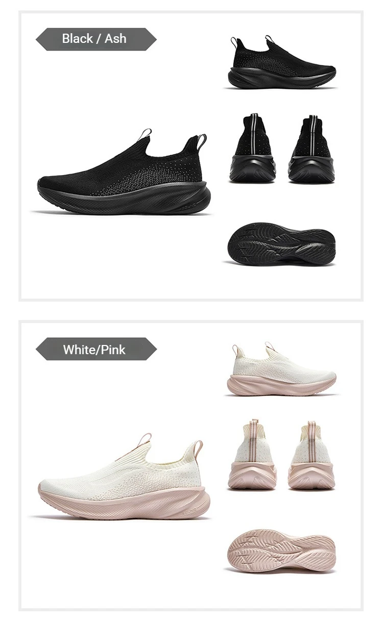 361 Degrees Fengye 5.0 Slip-On Women Wear-resistant Comfortable Shock Absorb Lightweight Stable Breathable Sneakers 682632242