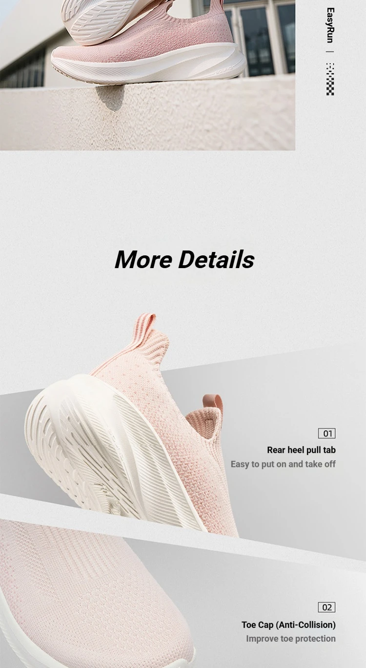 361 Degrees Fengye 5.0 Slip-On Women Wear-resistant Comfortable Shock Absorb Lightweight Stable Breathable Sneakers 682632242
