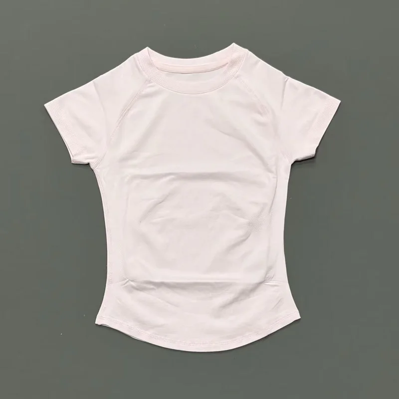 Histello Women Short Sleeve Slim Fit Seamless Yoga Bodysuit Sculpting Body Shaper Breathable Running Gym Pilates Fitness Shirts