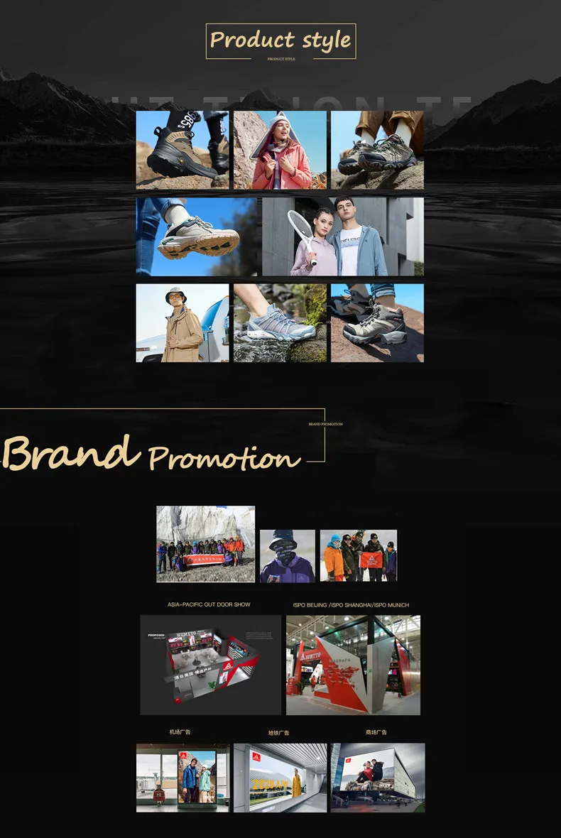 Humtto Outdoor Hiking Boots Breathable Lightweight High Quality Sports Trekking Footwear Couples Mountain Climbing Camping shoes
