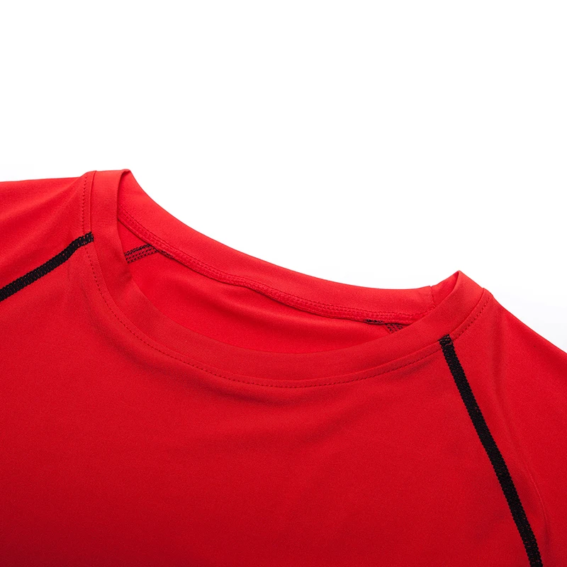 Compression T Shirt Men Summer Sportswear Running T-shirt Elastic Quick Dry Sport Tops Tee Athletic Gym Workout Shirts Men