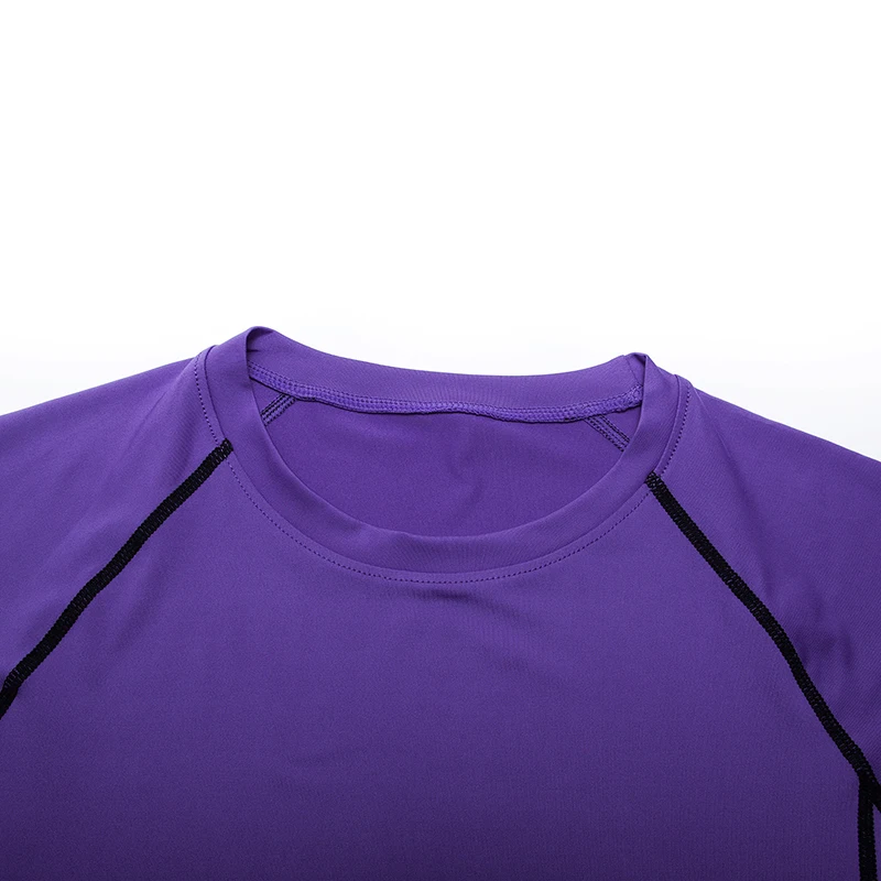 Compression T Shirt Men Summer Sportswear Running T-shirt Elastic Quick Dry Sport Tops Tee Athletic Gym Workout Shirts Men