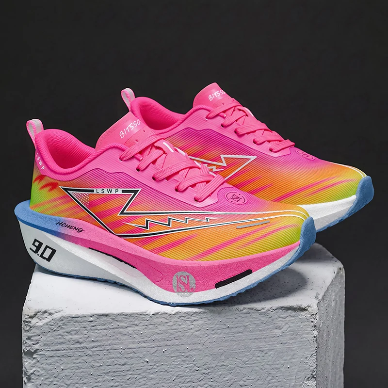 Men's Shock-Absorbing Breathable Running Shoes - All-Season Low-Top Training Sneakers for Hiking and Casual Wear, Fashionable Sports Style Trendy Shoes