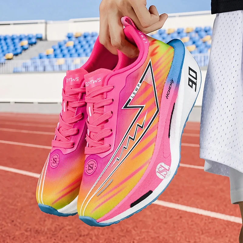Men's Shock-Absorbing Breathable Running Shoes - All-Season Low-Top Training Sneakers for Hiking and Casual Wear, Fashionable Sports Style Trendy Shoes