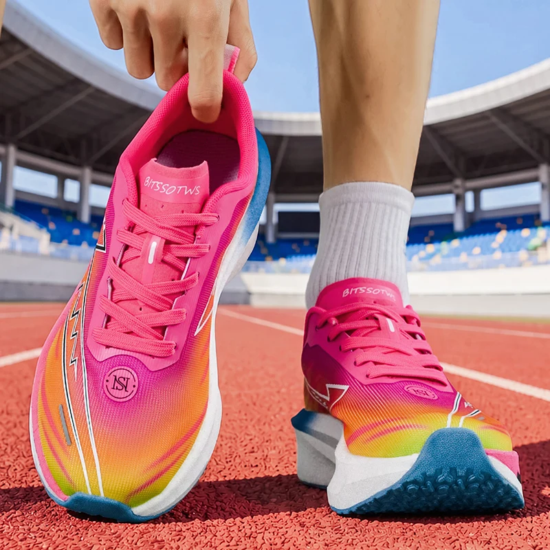 Men's Shock-Absorbing Breathable Running Shoes - All-Season Low-Top Training Sneakers for Hiking and Casual Wear, Fashionable Sports Style Trendy Shoes