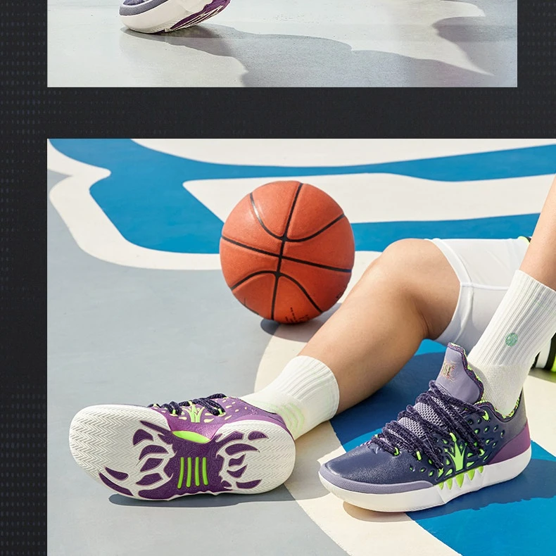 361 Degrees Joker 2 Low Men Basketball Shoes New Nikola Jokic Breathable Shock-Absorbing Wear-resistant Male Sneaker 672611110