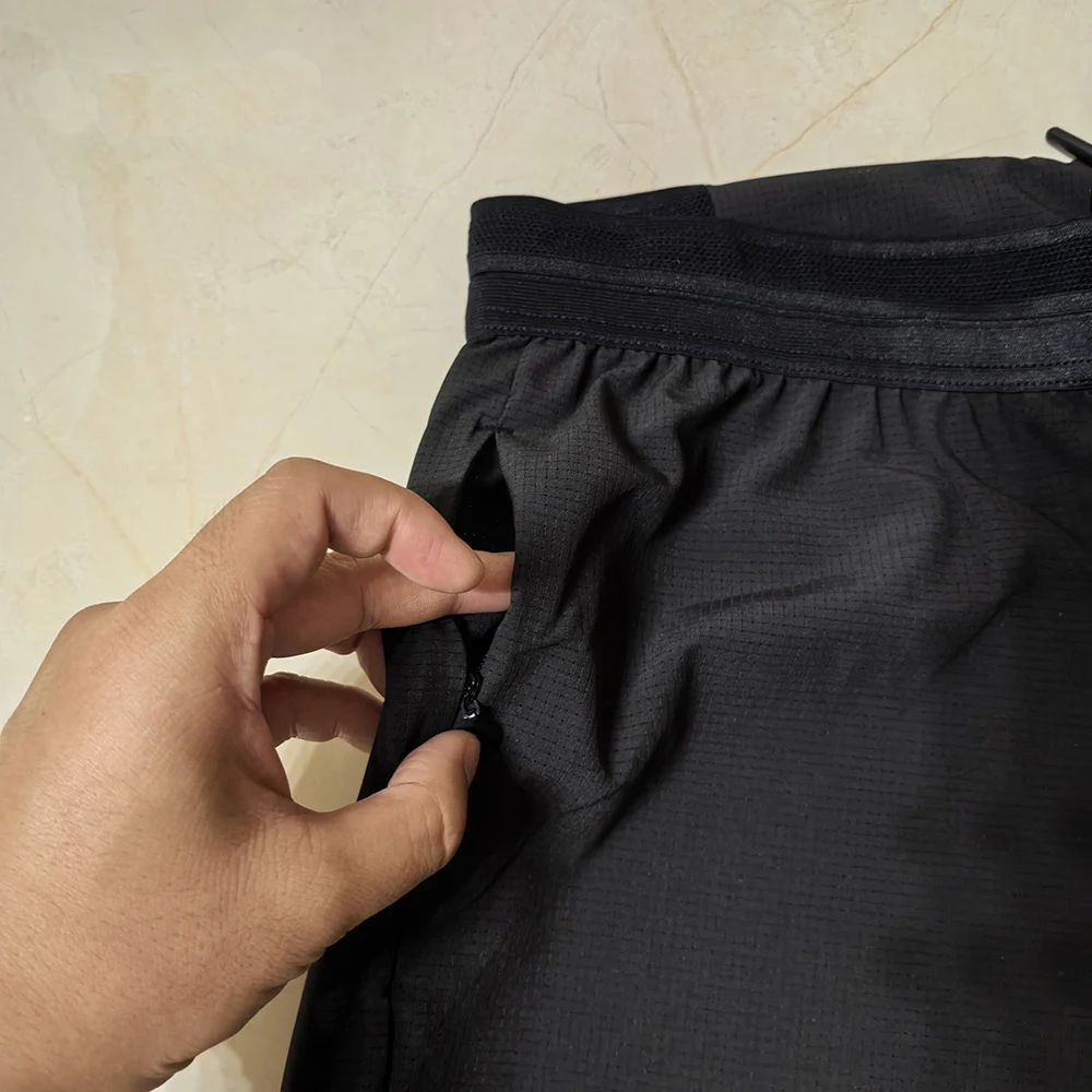 Running Pants Zipper Quick Dry Summer Fishing Outdoor Jogging Sweatpants Men Fitness Trousers Training Sport Long Pant Workout