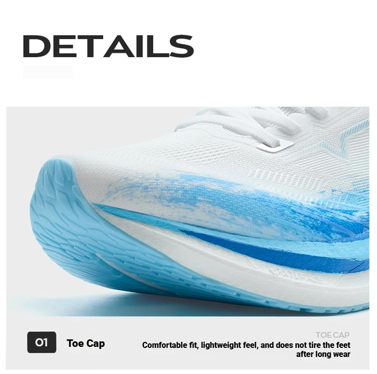 Xtep 360X 3.0 LITE Men's Running Sneakers Shock Absorption And Rebound 2026 Spring New Carbon Plate Sports Shoes 974119110025