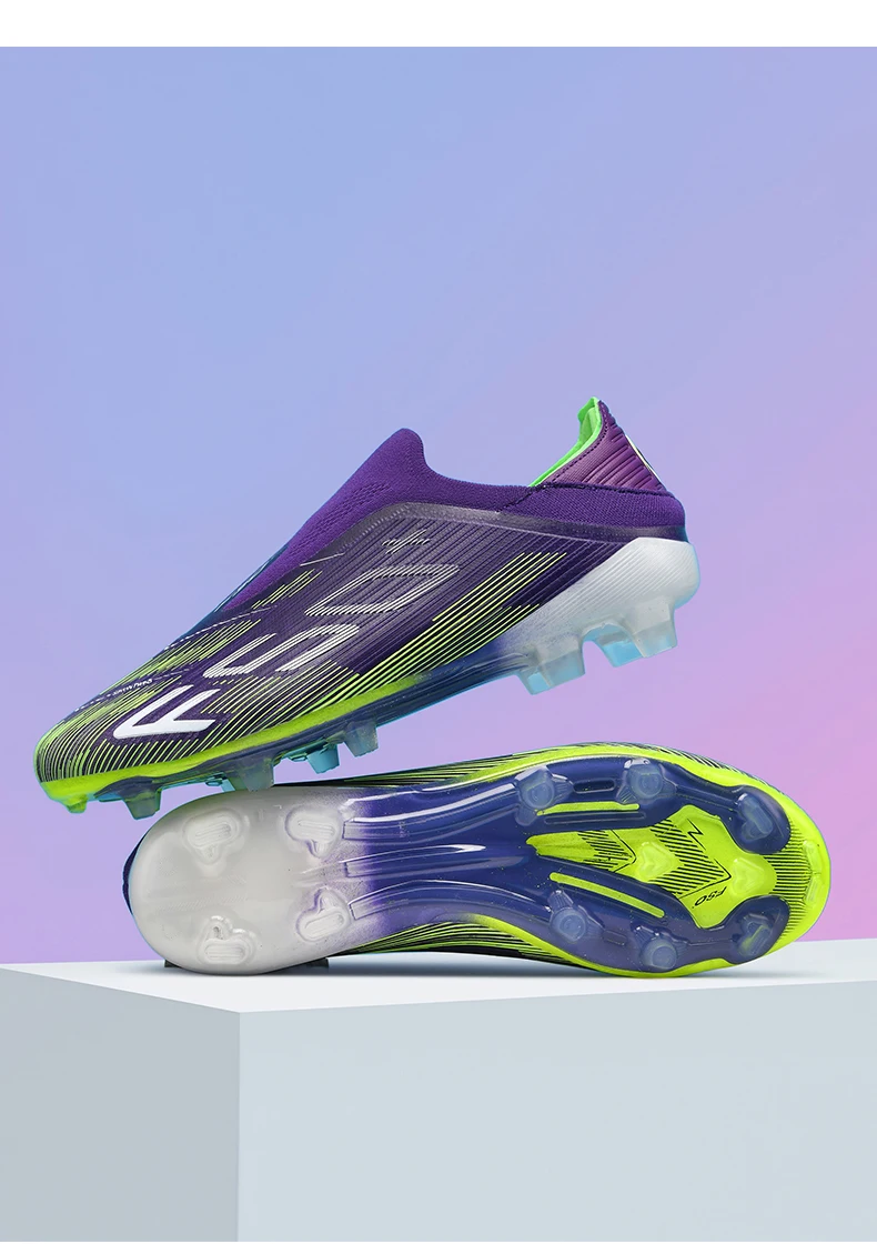 New Men's Football Boots Grass Cleats Futsal Comfortable Turf Soccer Shoes Sport Ultralight Fg Non Slip Indoor Adult Non-Slip