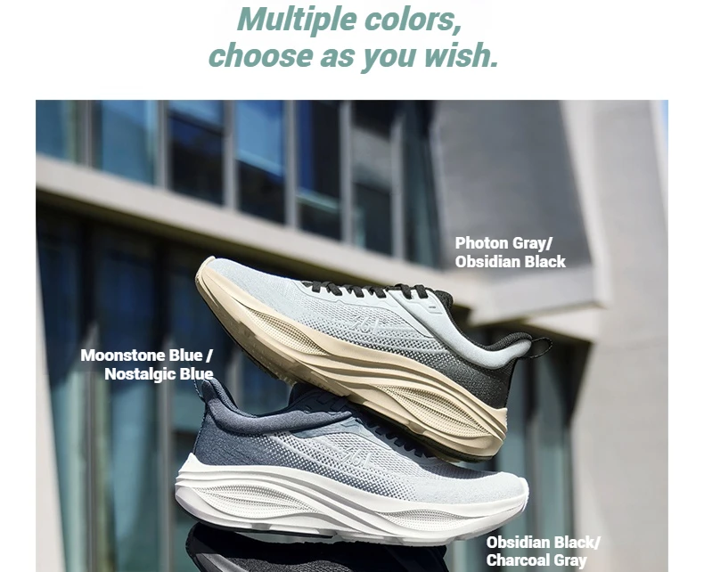 361 Degrees Xingyun Running Shoes Jogging Thick-soled Lightweight Mesh Durable Cushion Breathable Male Sneakers 672532206