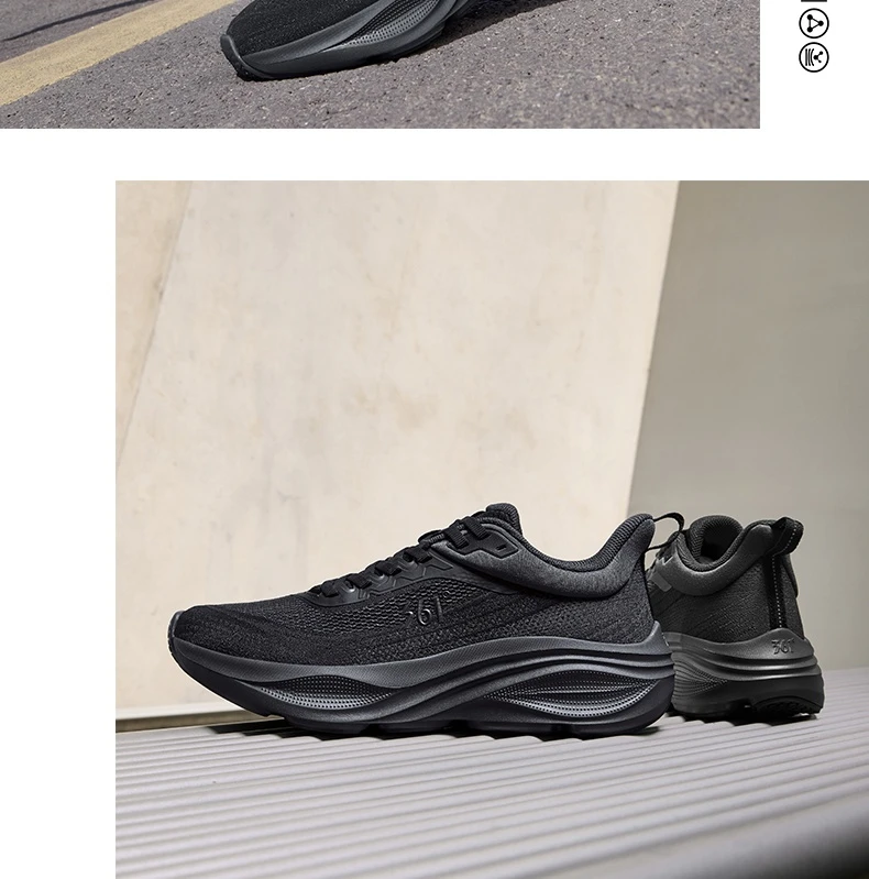 361 Degrees Xingyun Running Shoes Jogging Thick-soled Lightweight Mesh Durable Cushion Breathable Male Sneakers 672532206