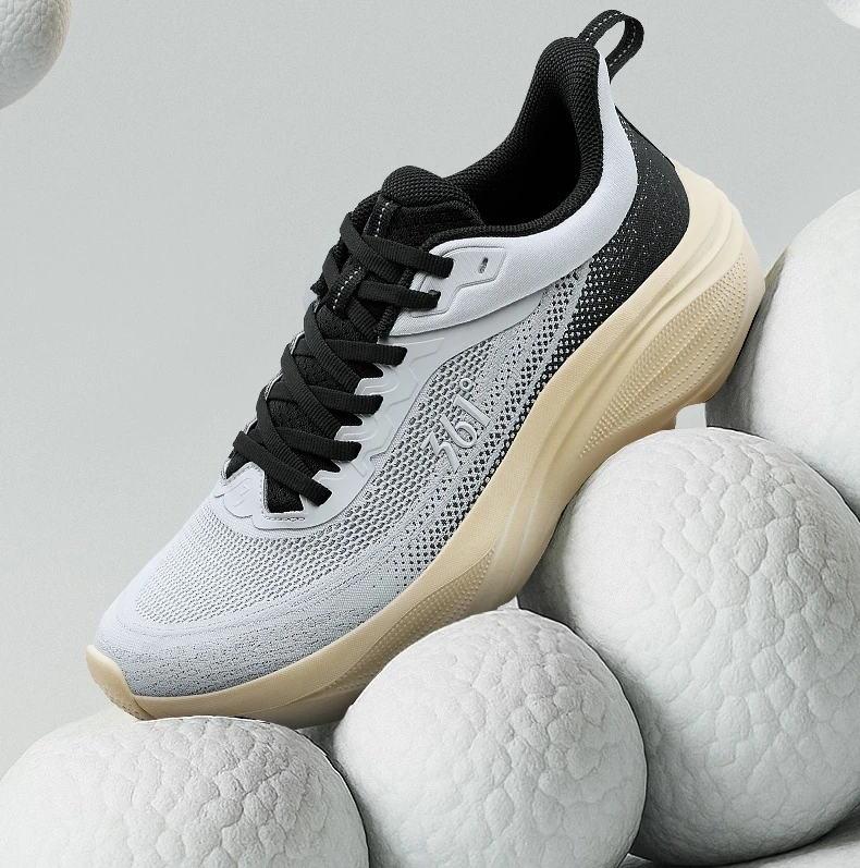 361 Degrees Xingyun Running Shoes Jogging Thick-soled Lightweight Mesh Durable Cushion Breathable Male Sneakers 672532206