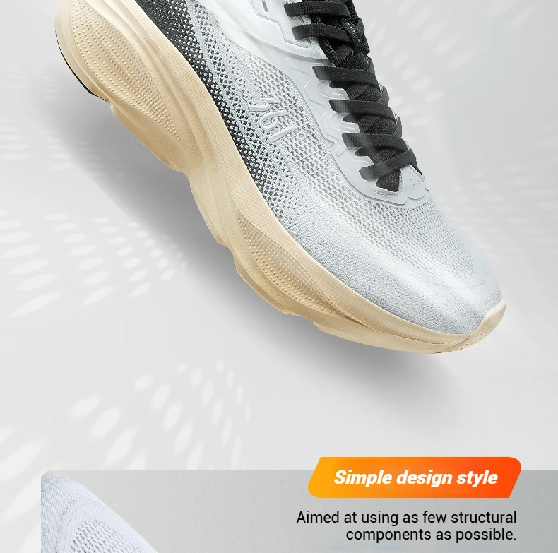 361 Degrees Xingyun Running Shoes Jogging Thick-soled Lightweight Mesh Durable Cushion Breathable Male Sneakers 672532206