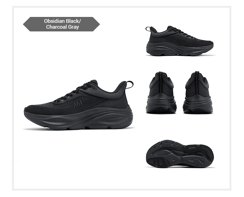361 Degrees Xingyun Running Shoes Jogging Thick-soled Lightweight Mesh Durable Cushion Breathable Male Sneakers 672532206