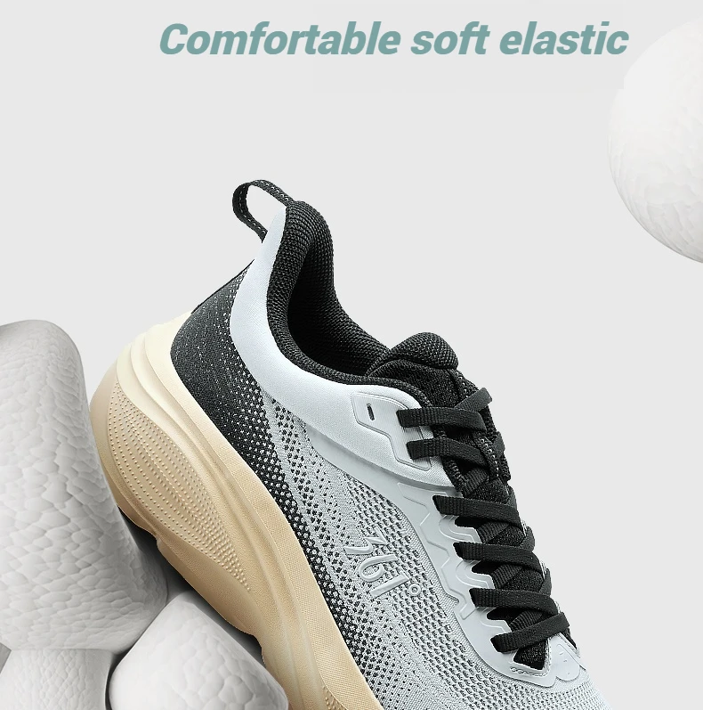 361 Degrees Xingyun Running Shoes Jogging Thick-soled Lightweight Mesh Durable Cushion Breathable Male Sneakers 672532206