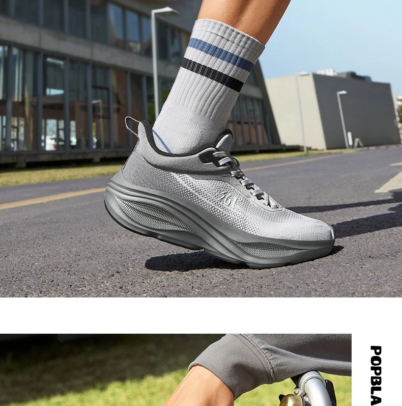 361 Degrees Xingyun Running Shoes Jogging Thick-soled Lightweight Mesh Durable Cushion Breathable Male Sneakers 672532206