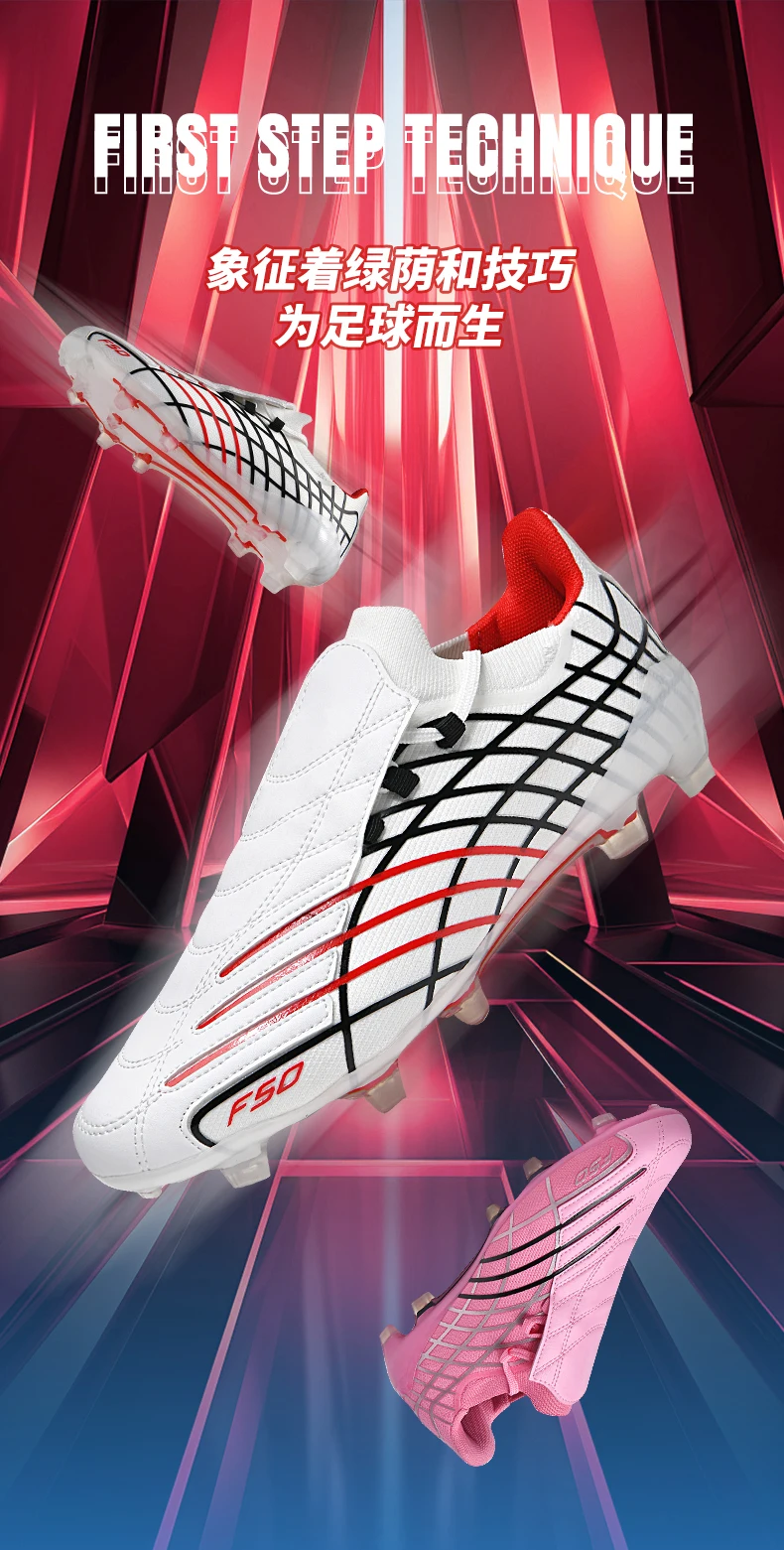 New Men Professional Soccer Shoes Non-slip Football Boots Unisex Breathable Futsal Sports New Cleats Drop Shipping Ultralight