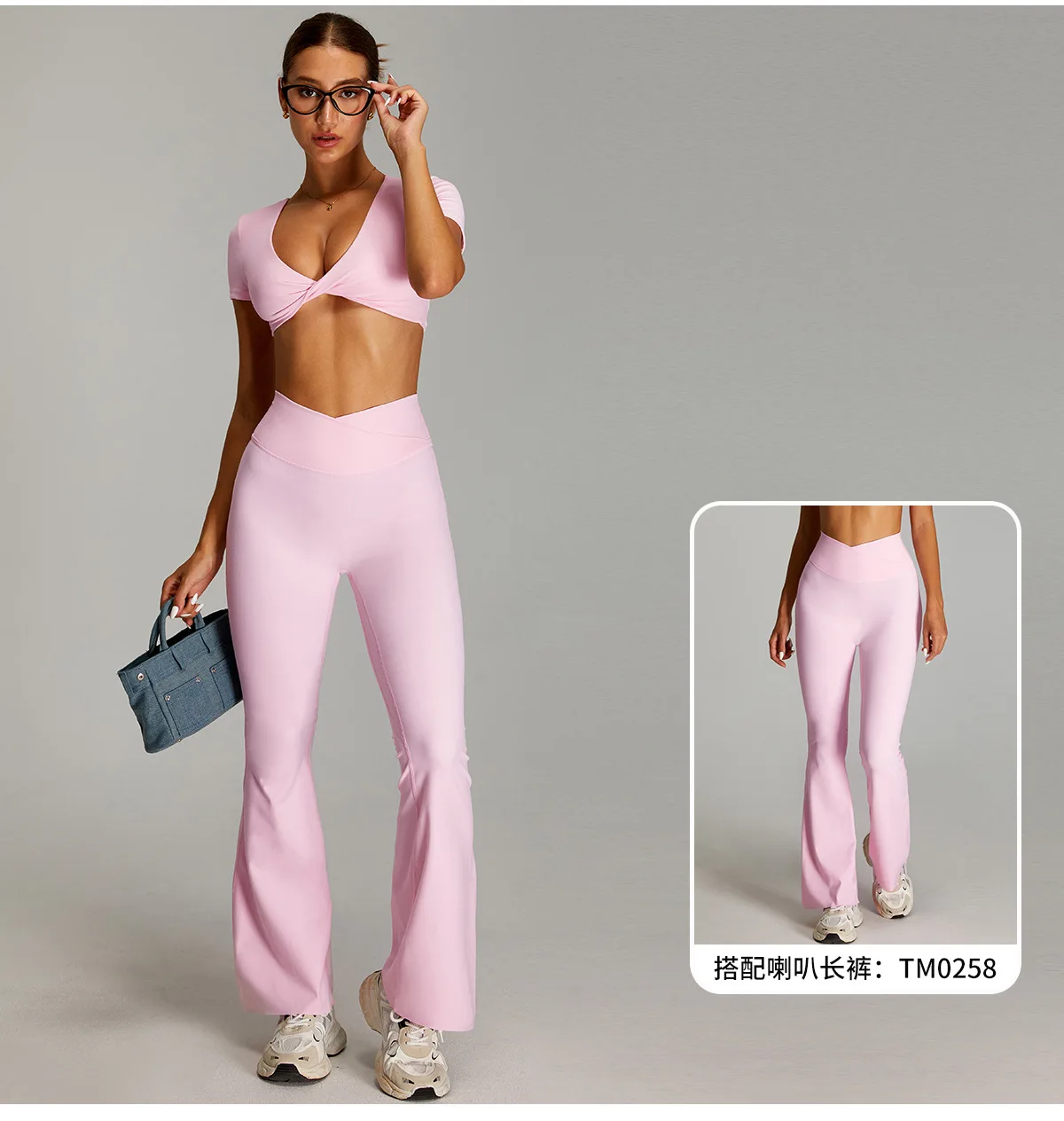 Women Outfits Yoga Suit 2PCS Sports Set Quick-Drying Gym Set Women Tracksuit Running Workout Short Sleeves Sports Yoga Clothing