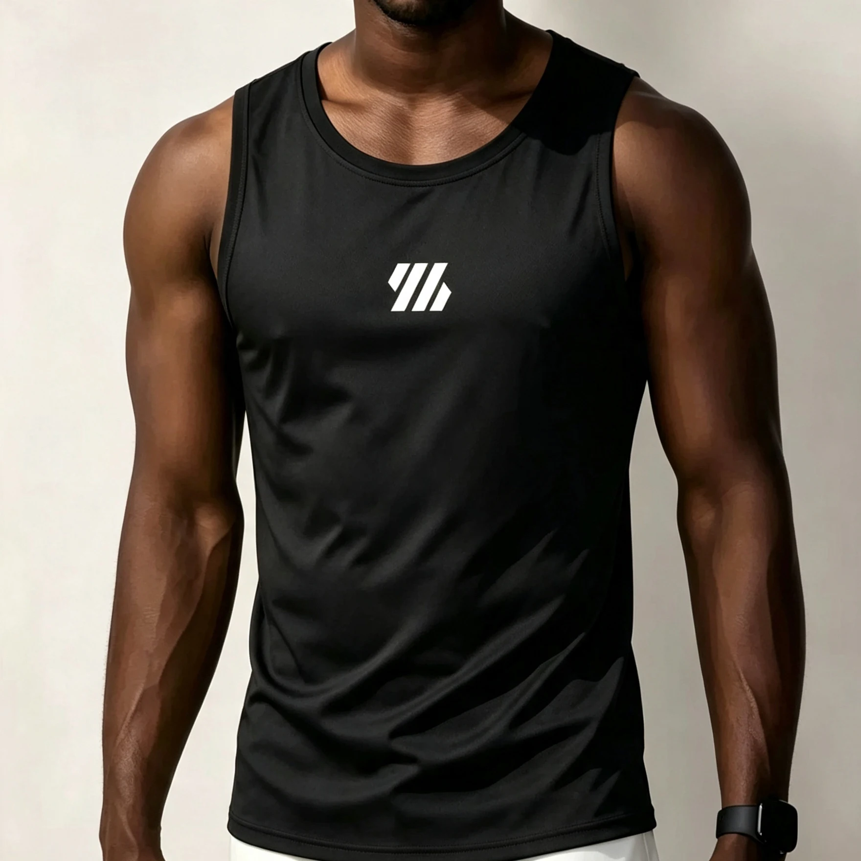Men's Running Vest Summer Quick Dry Training Tanktop Workout Gym Singlets Fitness Tops Sleeveless Shirt Tee Sport Tank Top Men