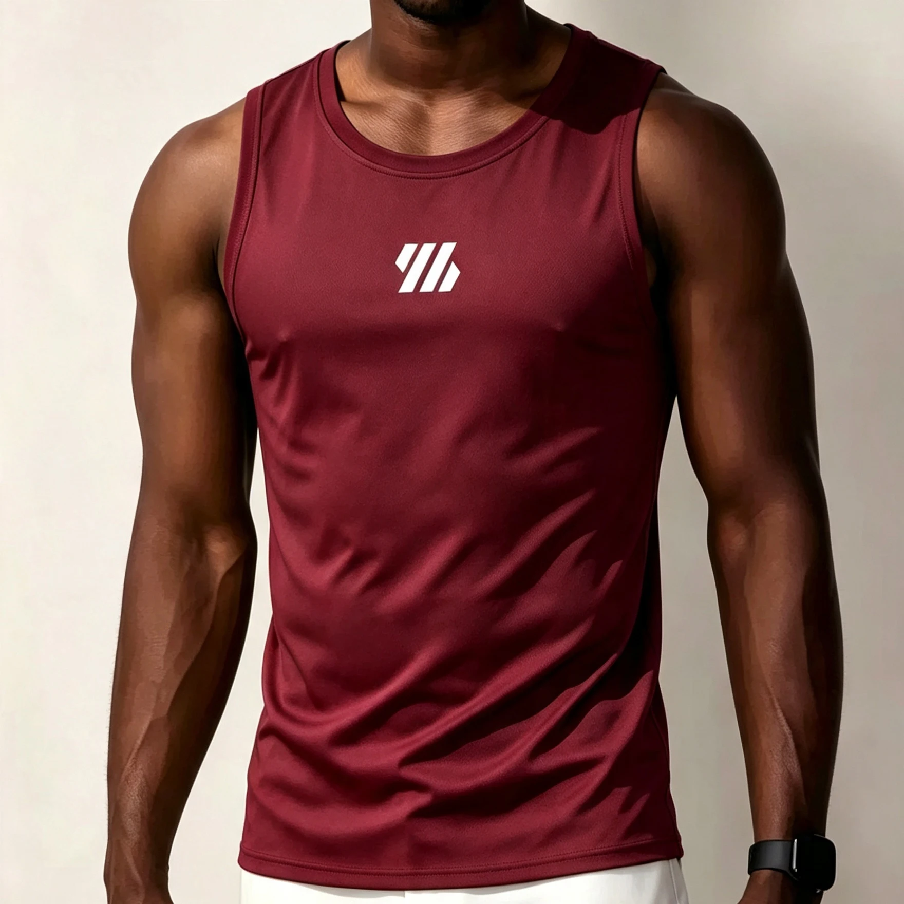 Men's Running Vest Summer Quick Dry Training Tanktop Workout Gym Singlets Fitness Tops Sleeveless Shirt Tee Sport Tank Top Men