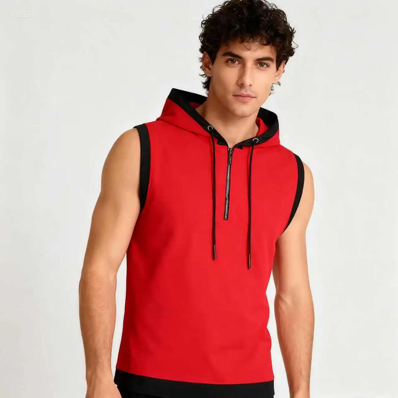 Solid Color 2026 Brand New Men's Tank Tops Vest Sleeveless Tees For Male Hooded Man Vests Tops Hip Hop Men Tank Top T Shirt
