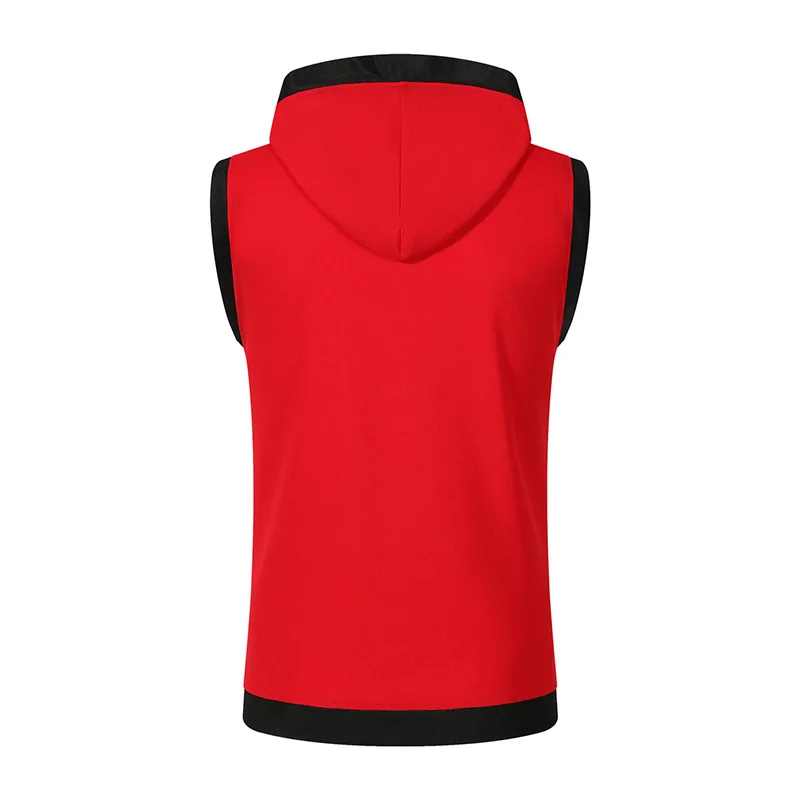 Solid Color 2026 Brand New Men's Tank Tops Vest Sleeveless Tees For Male Hooded Man Vests Tops Hip Hop Men Tank Top T Shirt