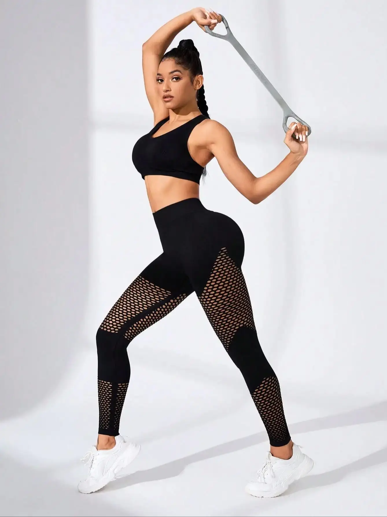 Women's Quick-Dry Yoga Fitness Clothing Outdoor Sports Long Pants for Running Cycling Summer Yoga Suit Active Wear