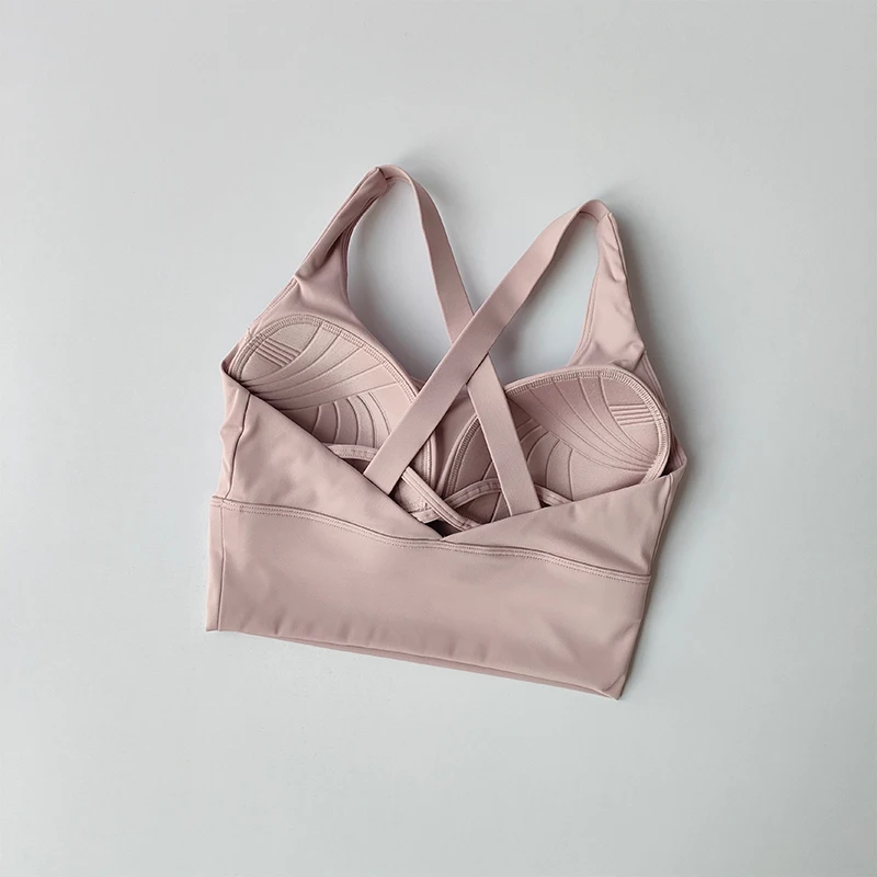 Seamless Sports Bra Collection Breast High-intensity Professional Shock-proof Huddle Running Bra Yoga Fitness Bra Summer Cloth