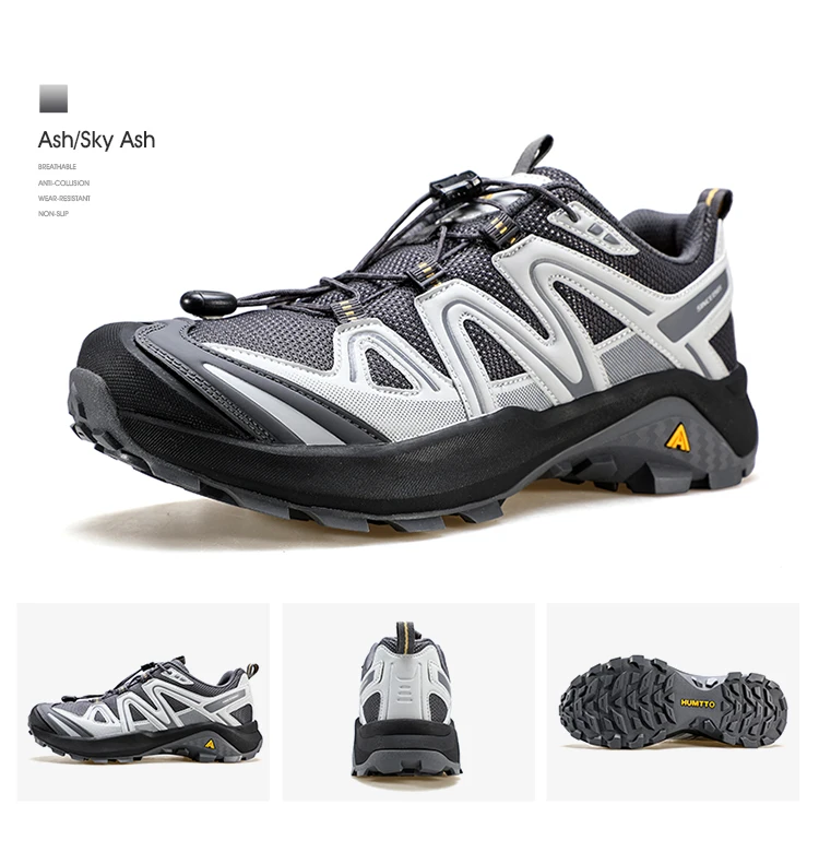 HUMTTO Breathable Outdoor Sneaker Hiking Shoes for Man Summer Casual Men's Trainers Trekking Boots Men Luxury Designer Sneakers