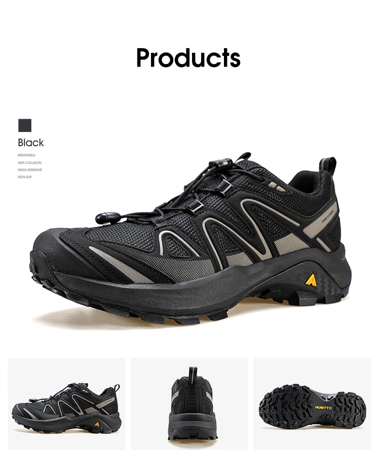 HUMTTO Breathable Outdoor Sneaker Hiking Shoes for Man Summer Casual Men's Trainers Trekking Boots Men Luxury Designer Sneakers