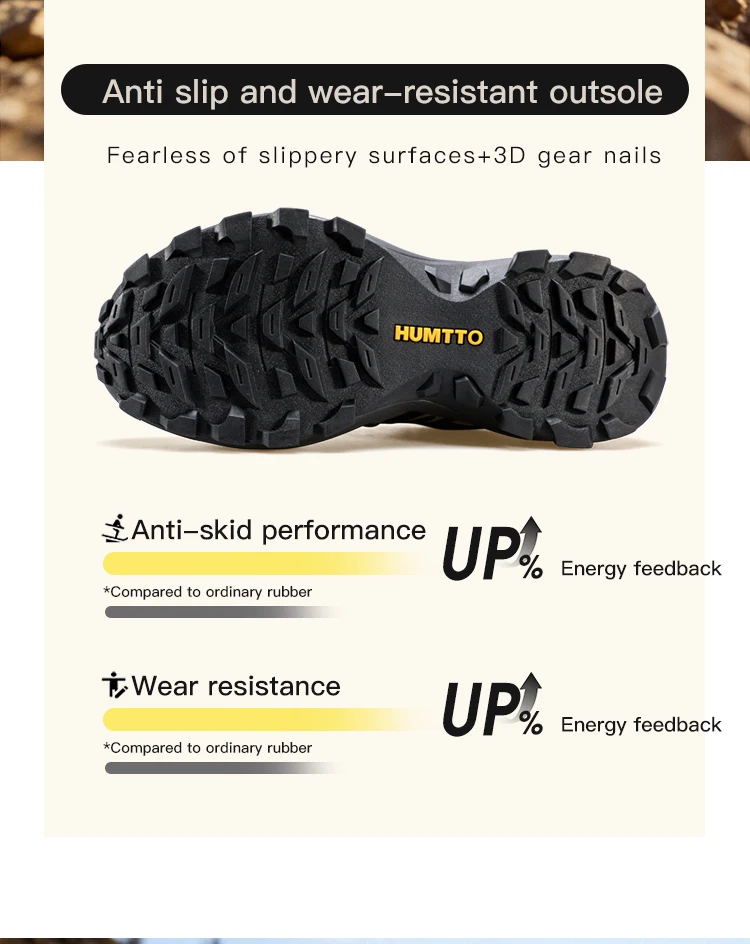 HUMTTO Breathable Outdoor Sneaker Hiking Shoes for Man Summer Casual Men's Trainers Trekking Boots Men Luxury Designer Sneakers