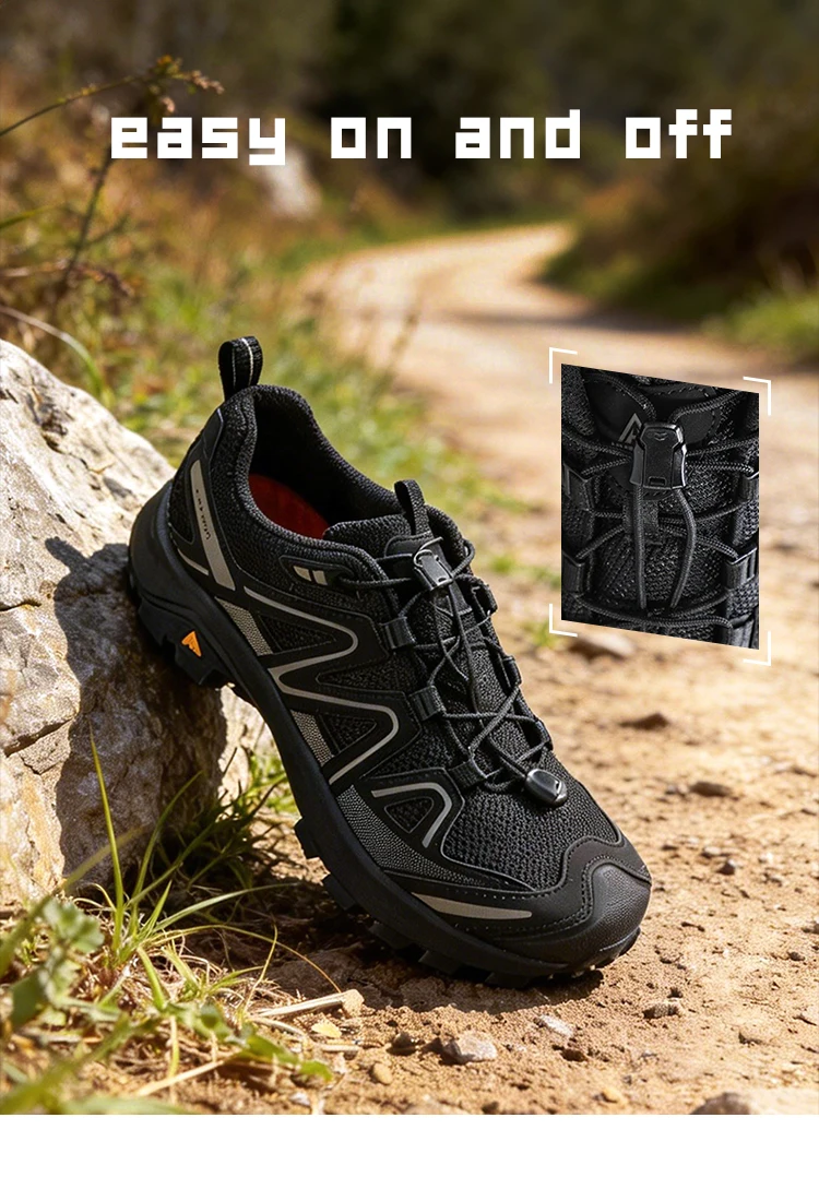 HUMTTO Breathable Outdoor Sneaker Hiking Shoes for Man Summer Casual Men's Trainers Trekking Boots Men Luxury Designer Sneakers
