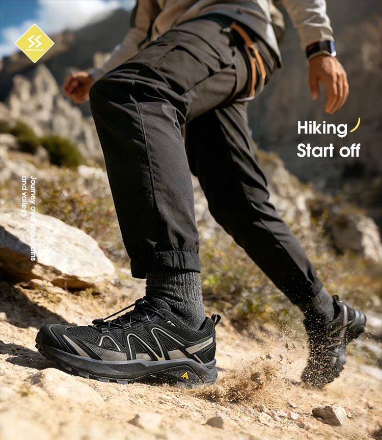 HUMTTO Breathable Outdoor Sneaker Hiking Shoes for Man Summer Casual Men's Trainers Trekking Boots Men Luxury Designer Sneakers