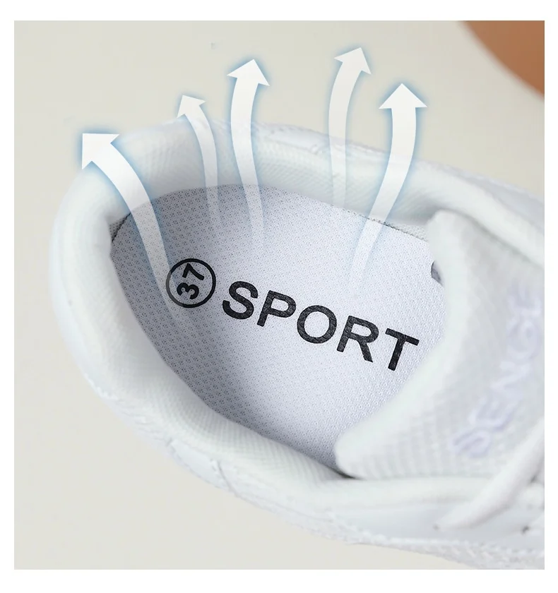 White Cheerleading Dance Shoes for Women Men Non-Slip Flexible Sole Breathable Mesh Athletic Training Sneakers for Gymnastics