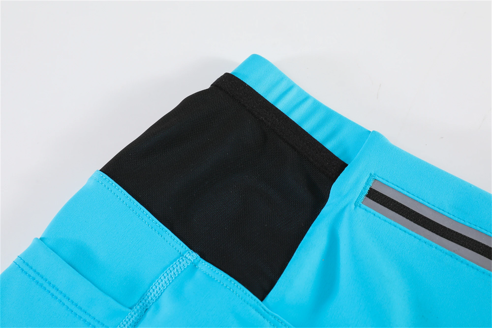 Mens Compression Marathon Running Shorts 6 Pockets with Waist Pack Fitness Gym Yoga Cycling Sport Hiking Tights Shorts Quick Dry