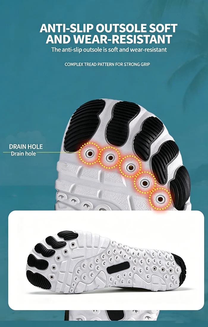Wading Shoes Men's Women's Quick Dry Outdoor Beach Barefoot Aqua shoes Walking Shoes Boating Surfing Fishing Shoes Yoga Shoes