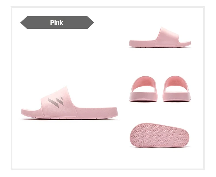 361 Degrees Men and Women slippers Breathable Soft Comfortable Skidproof Antibacterial EVA Outdoor Casual Home shoes 622617001