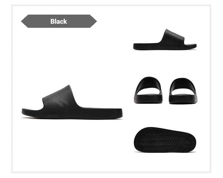 361 Degrees Men and Women slippers Breathable Soft Comfortable Skidproof Antibacterial EVA Outdoor Casual Home shoes 622617001