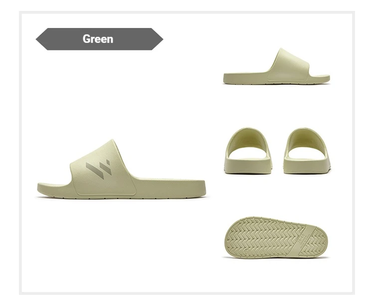 361 Degrees Men and Women slippers Breathable Soft Comfortable Skidproof Antibacterial EVA Outdoor Casual Home shoes 622617001
