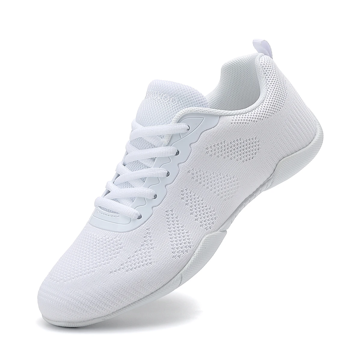 2316 Cheer Shoes Girls White Hip-hop Dance Shoes Youth Cheerleading Sports Gymnastic Training Athletic Shoes