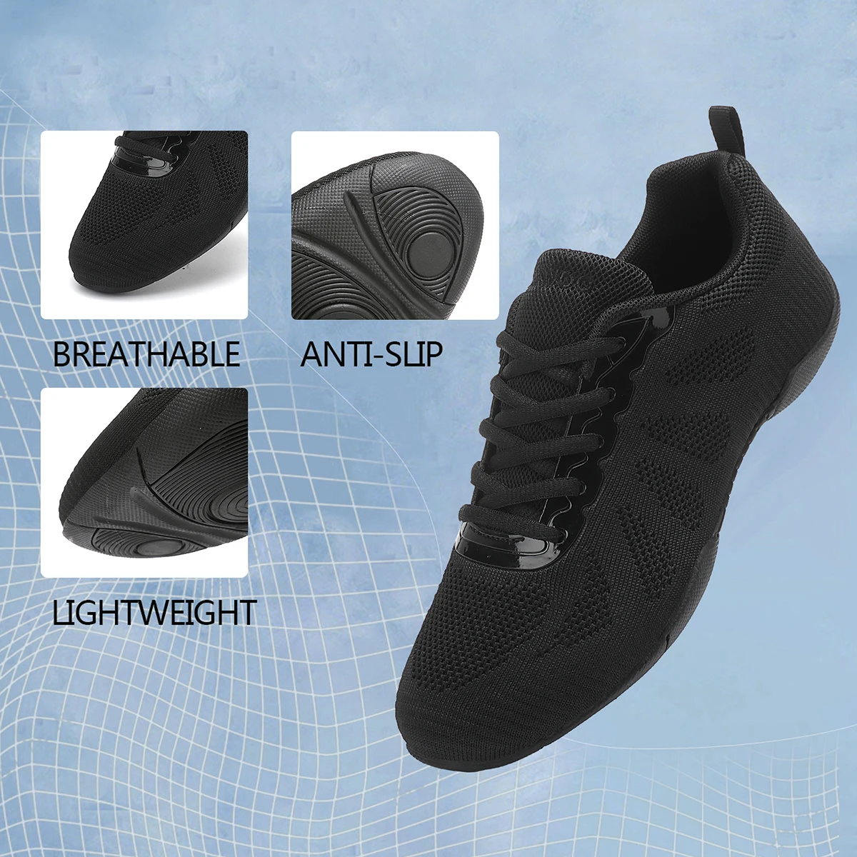 2316 Cheer Shoes Girls White Hip-hop Dance Shoes Youth Cheerleading Sports Gymnastic Training Athletic Shoes