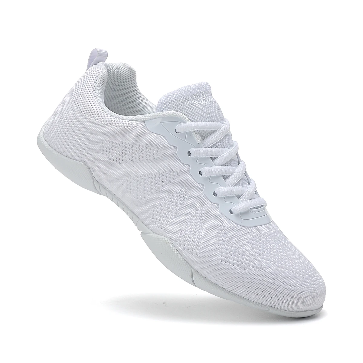 2316 Cheer Shoes Girls White Hip-hop Dance Shoes Youth Cheerleading Sports Gymnastic Training Athletic Shoes