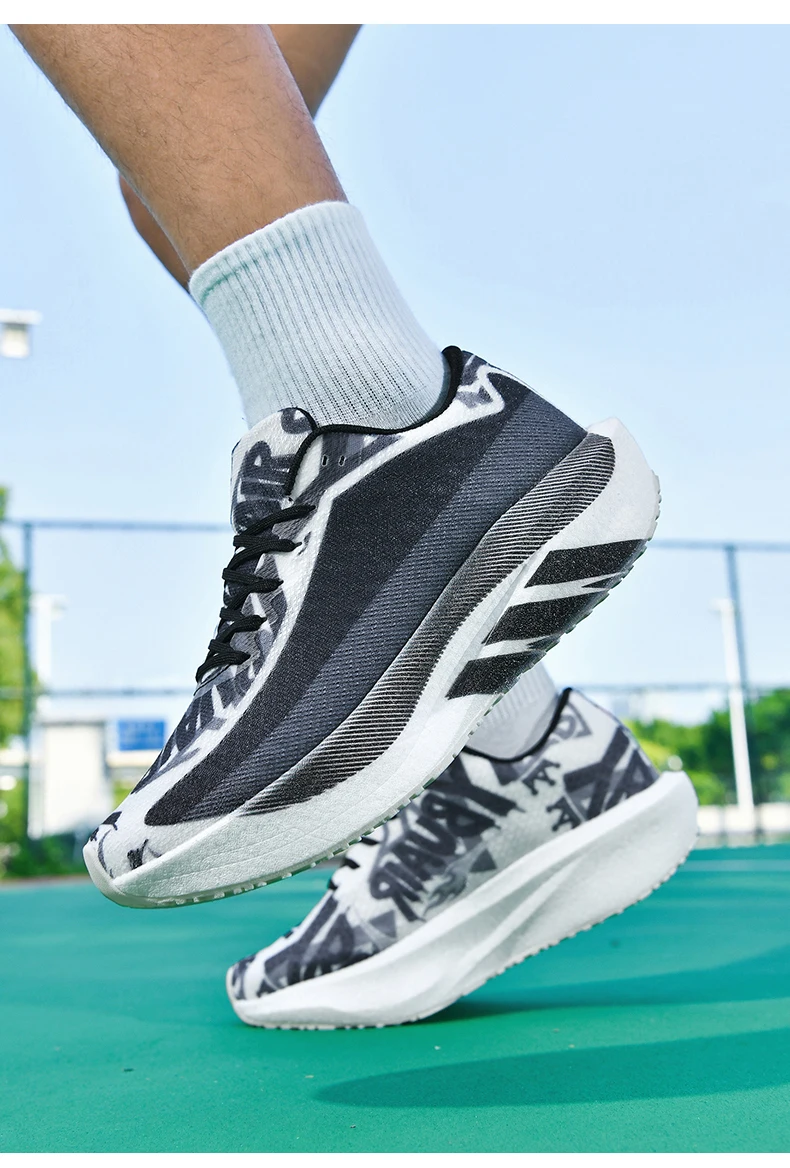 Men's Cushioning Running Shoes Lightweight Athletic Casual Sneakers Male Non-Slip Sports Shoes Outdoor Travel Walking Shoes2026